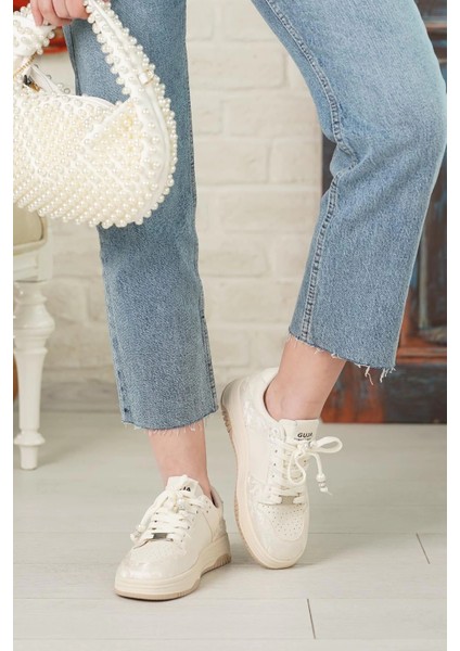 25Y391 Kadın Günlük Spor Ayakkabı Bej modelleri