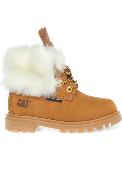 erpillar Utah Fur Waterproof Sarı Kız Çocuk Bot