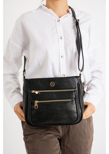 Kadın,ayarlanabilir Çapraz Askılı, Dört Cepli Omuz Çantası modelleri