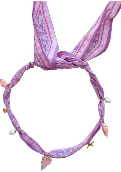 Fular Kumaş Charm Kolye