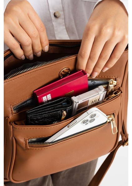 Kadın,ayarlanabilir Çapraz Askılı, Dört Cepli Omuz Çantası fiyatları