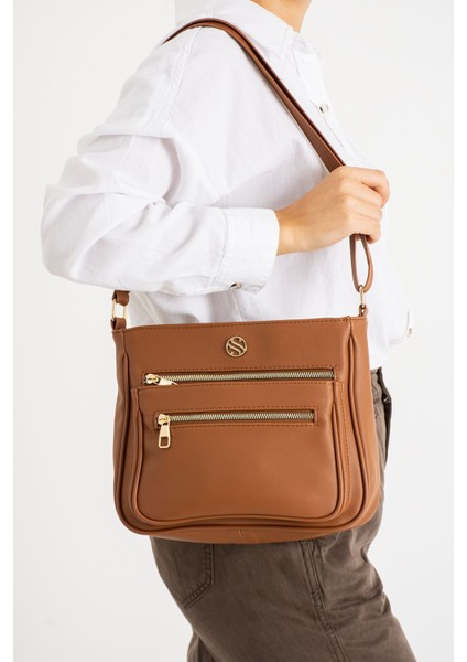 Kadın,ayarlanabilir Çapraz Askılı, Dört Cepli Omuz Çantası fırsatları