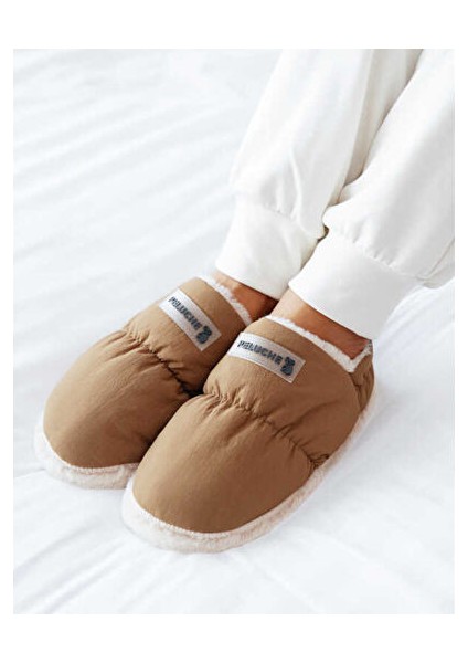 Brown Parachute Women Slipper Kadın Günlük Ev Pandufu Par-Kkı Kahverengi modelleri
