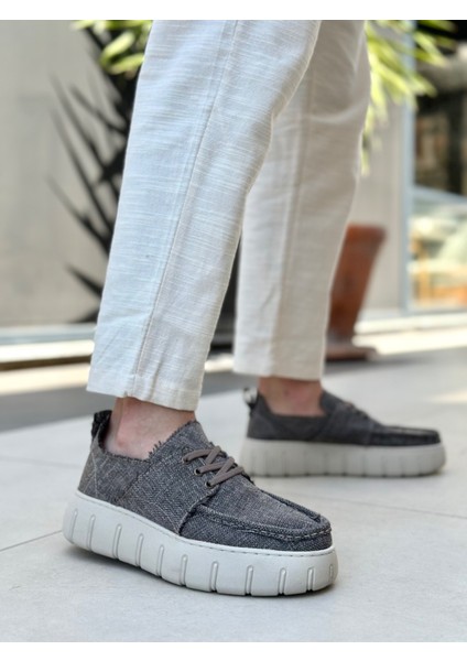 BA0676 Boa Kahverengi Keten Yüksek Taban Erkek Yazlık Ayakkabı fırsatları