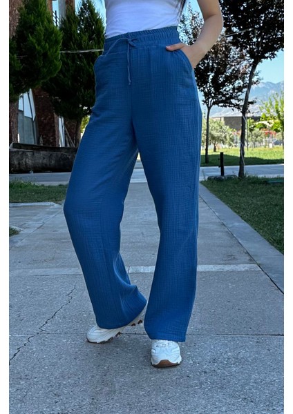 Pantolon Baggy Müslin