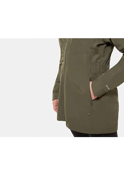Hıkesteller Parka Shell Kadın Outdoor Mont New Taupe Green fiyatları