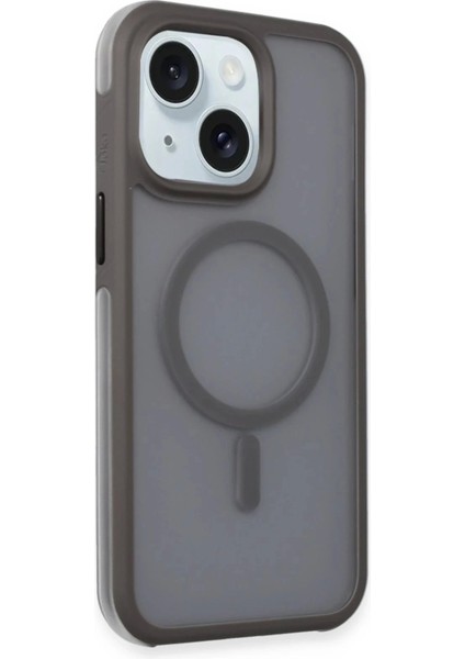 iPhone 15 Toras Airbag Magsafe Kapak - Titan Gri