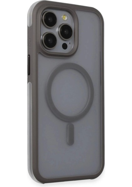 iPhone 15 Pro Max Toras Airbag Magsafe Kapak - Titan Gri
