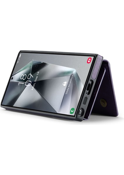 Samsung Galaxy S24 Ultra Manyetik Cüzdan Pu+Pc+Tpu Telefon Kılıfı (Yurt Dışından) indirimleri