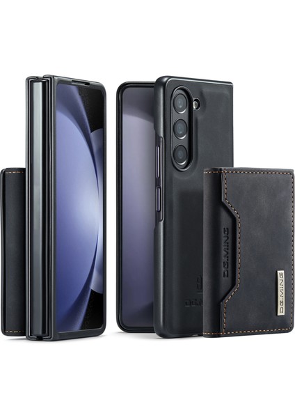 Samsung Galaxy Z Fold5 5g Pu Deri + Pc Çıkarılabilir Manyetik Kickstand Cüzdan Kılıf Telefon Kılıfı (Yurt Dışından)