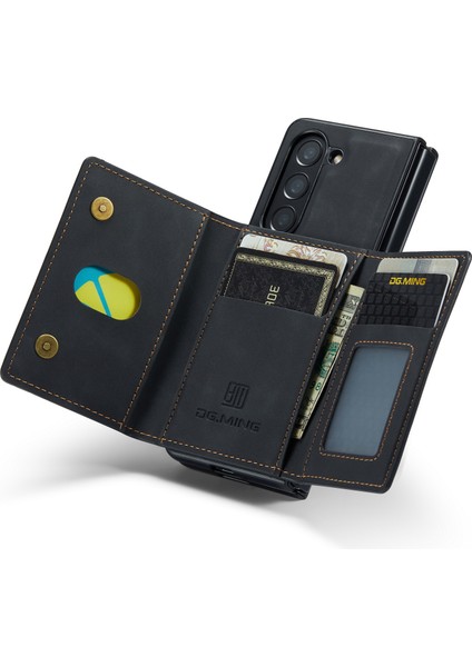 Samsung Galaxy Z Fold5 5g Pu Deri + Pc Çıkarılabilir Manyetik Kickstand Cüzdan Kılıf Telefon Kılıfı (Yurt Dışından) fiyatları