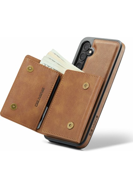 Samsung Galaxy S24 Manyetik Cüzdan Pu + Pc + Tpu Telefon Kılıfı (Yurt Dışından) modelleri