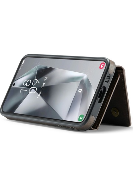 Samsung Galaxy S24 Manyetik Cüzdan Pu + Pc + Tpu Telefon Kılıfı (Yurt Dışından) fırsatları