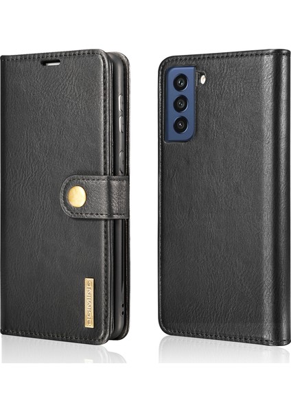Samsung Galaxy S21 Fe Çıkarılabilir 2'si 1 Arada Bölünmüş Deri Cüzdan Kılıf Standı Folio Manyetik Telefon Kılıfı (Yurt Dışından) fırsatları