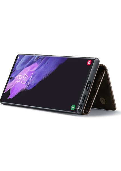 Samsung Galaxy S25 Ultra Kickstand Pu Telefon Kılıfı Çıkarılabilir Cüzdan ile (Yurt Dışından) modelleri