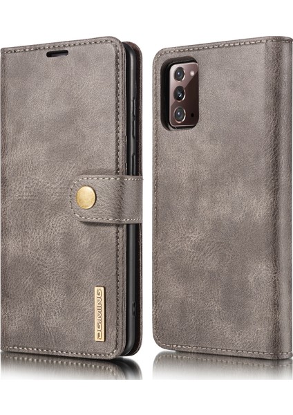 Samsung Galaxy NOTE20 / NOTE20 5g Çıkarılabilir 2'si 1 Arada Pc Arka Kapağı + Bölünmüş Deri Kılıf (Yurt Dışından) fiyatları