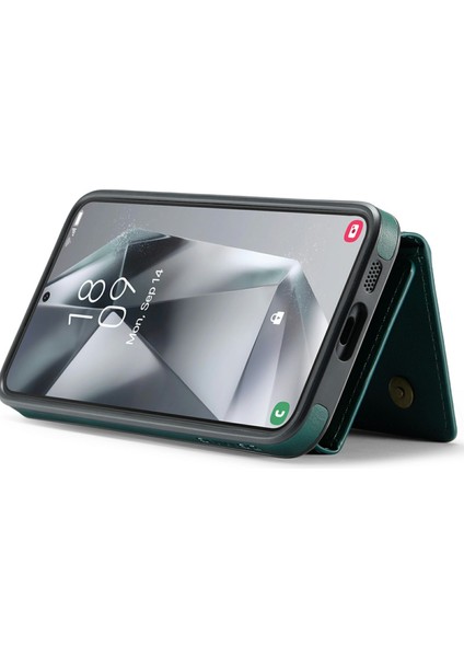 Samsung Galaxy S24 Manyetik Cüzdan Pu + Pc + Tpu Telefon Kılıfı (Yurt Dışından) fırsatları
