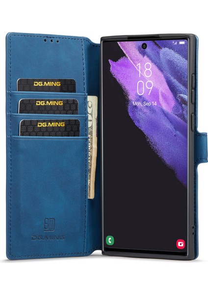 Samsung Galaxy S23 Ultra Retro Pu Deri Düşmeye Karşı Kapaklı Flip Stand Cüzdan Telefon Kılıfı (Yurt Dışından) fiyatları