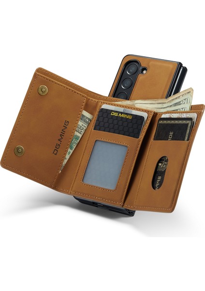 Samsung Galaxy Z Fold5 5g Pu Deri+Pc Kickstand Cüzdan Telefon Kılıfı (Yurt Dışından) fiyatları