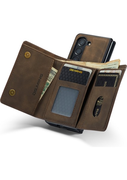 Samsung Galaxy Z Fold5 5g Pu Deri+Pc Kickstand Cüzdan Telefon Kılıfı (Yurt Dışından) fiyatları