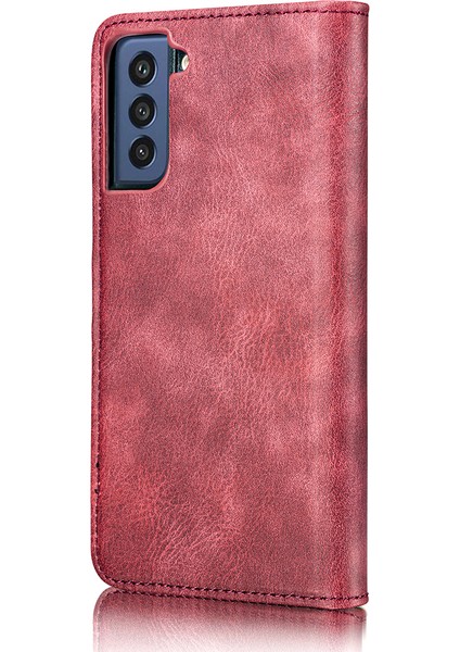 Samsung Galaxy S21 Fe Çıkarılabilir 2'si 1 Arada Bölünmüş Deri Cüzdan Kılıf Standı Folio Manyetik Telefon Kılıfı (Yurt Dışından) fiyatları