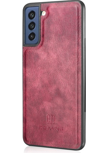 Samsung Galaxy S21 Fe Çıkarılabilir 2'si 1 Arada Bölünmüş Deri Cüzdan Kılıf Standı Folio Manyetik Telefon Kılıfı (Yurt Dışından) modelleri