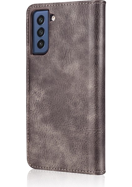 Samsung Galaxy S21 Fe Çıkarılabilir 2'si 1 Arada Bölünmüş Deri Cüzdan Kılıf Standı Folio Manyetik Telefon Kılıfı (Yurt Dışından) fiyatları