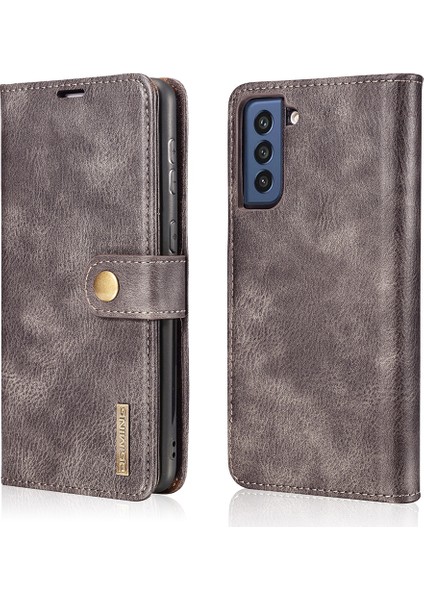 Samsung Galaxy S21 Fe Çıkarılabilir 2'si 1 Arada Bölünmüş Deri Cüzdan Kılıf Standı Folio Manyetik Telefon Kılıfı (Yurt Dışından) fırsatları