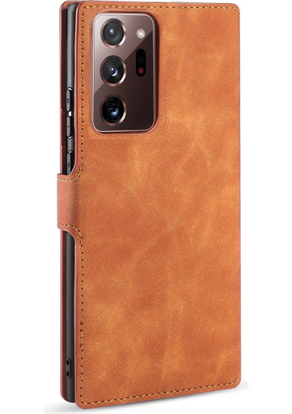Samsung Galaxy NOTE20 ULTRA/NOTE20 Ultra 5g Retro Deri Cüzdan Standı Kılıfı (Yurt Dışından) modelleri