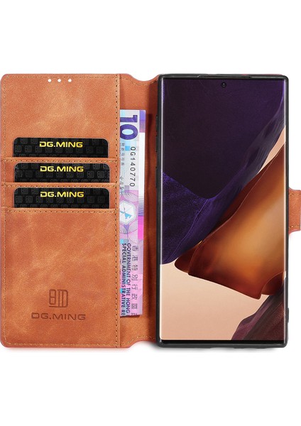 Samsung Galaxy NOTE20 ULTRA/NOTE20 Ultra 5g Retro Deri Cüzdan Standı Kılıfı (Yurt Dışından) fırsatları