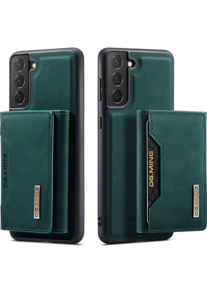 Samsung Galaxy S22 5g Manyetik 2'si 1 Arada Cüzdan Darbeye Dayanıklı Telefon Kılıfı Kablosuz Şarj Kabuğu Desteği (Yurt Dışından)