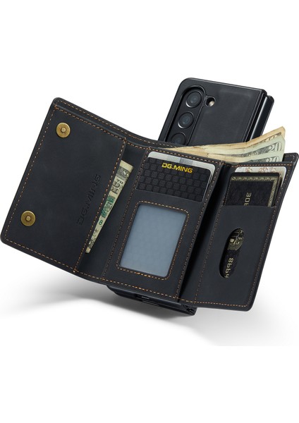 Samsung Galaxy Z Fold5 5g Pu Deri+Pc Kickstand Cüzdan Telefon Kılıfı (Yurt Dışından) fiyatları