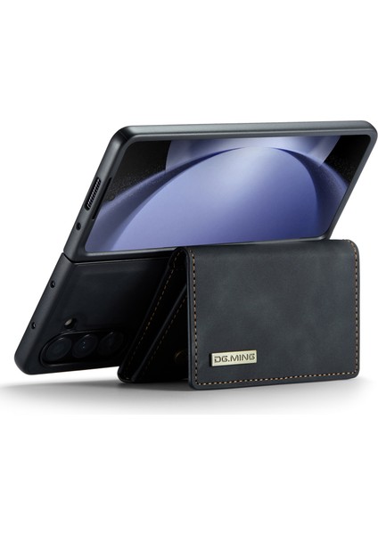 Samsung Galaxy Z Fold5 5g Pu Deri+Pc Kickstand Cüzdan Telefon Kılıfı (Yurt Dışından) modelleri