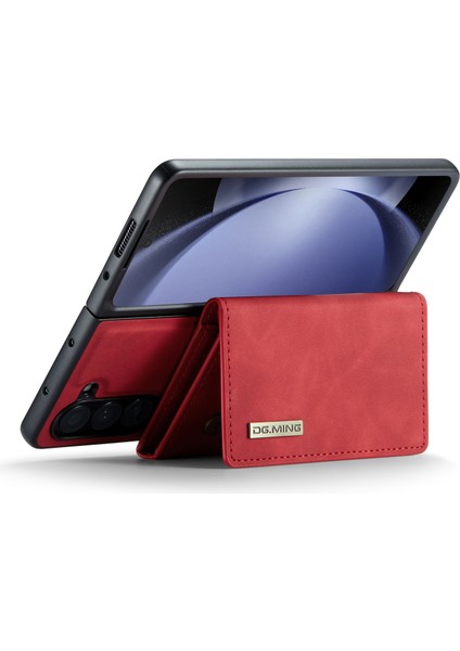 Samsung Galaxy Z Fold5 5g Pu Deri+Pc Kickstand Cüzdan Telefon Kılıfı (Yurt Dışından) modelleri