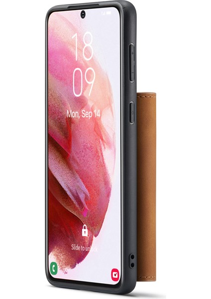 Samsung Galaxy S22 5g Kablosuz Şarj Desteği Çıkarılabilir 2'si 1 Arada Cüzdan Manyetik Telefon Kılıfı (Yurt Dışından) fırsatları