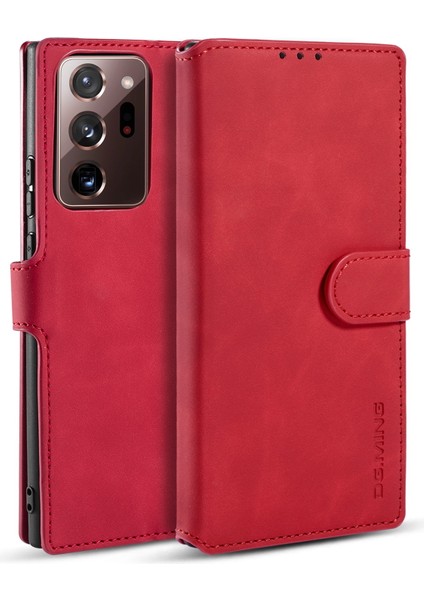 Samsung Galaxy NOTE20 ULTRA/NOTE20 Ultra 5g Retro Deri Cüzdan Standı Kılıfı (Yurt Dışından)