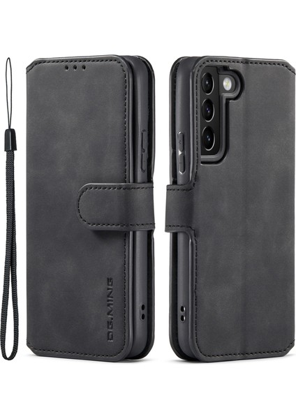 Samsung Galaxy S22 5g Retro Stil Telefon Kılıfı Standı Cüzdan Pu Deri Kılıf (Yurt Dışından)