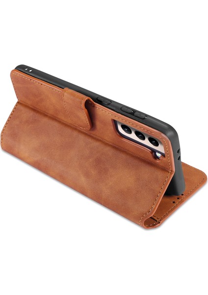 Samsung Galaxy S21 4g/5g Retro Stil Deri Cüzdan Kılıf Standı Kapağı (Yurt Dışından) fırsatları
