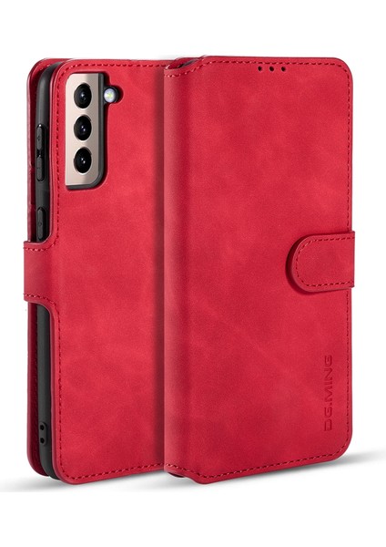 Samsung Galaxy S21 4g/5g Retro Stil Deri Cüzdan Kılıf Standı Kapağı (Yurt Dışından)