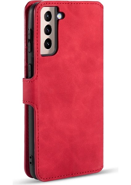 Samsung Galaxy S21 4g/5g Retro Stil Deri Cüzdan Kılıf Standı Kapağı (Yurt Dışından) modelleri