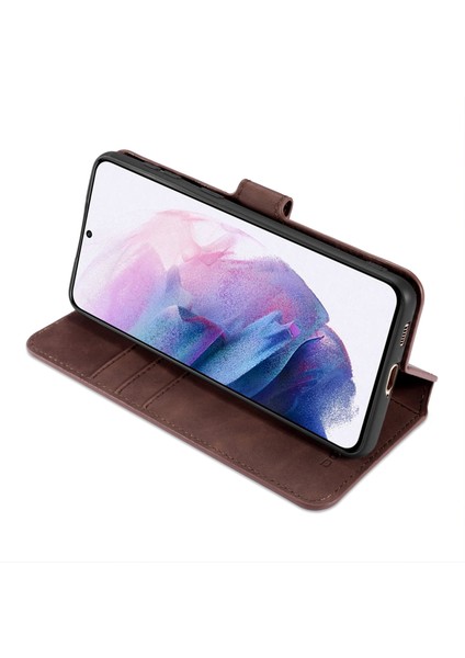 Samsung Galaxy S21 4g/5g Retro Stil Deri Cüzdan Kılıf Standı Kapağı (Yurt Dışından) fırsatları