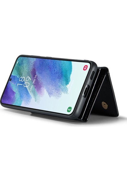 Samsung Galaxy S21 Fe 5g Manyetik Çıkarılabilir Tasarım Parıltılı Bling Tozu Pu Deri Kılıf Pc + Tpu Fermuarlı Cep Cüzdan Ayaklı Telefon Kılıfı (Yurt Dışından) fırsatları