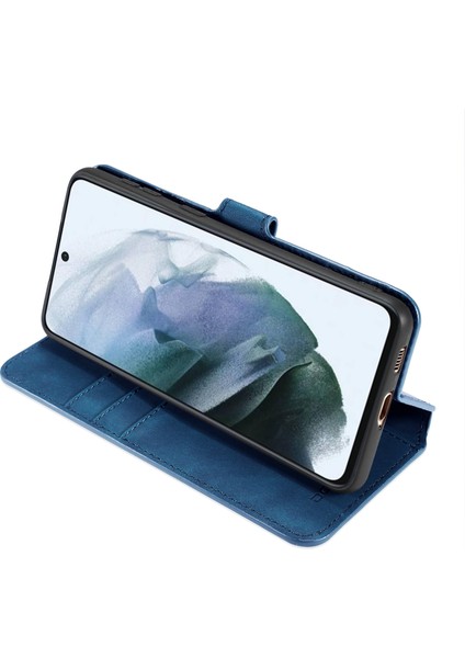 Samsung Galaxy S21 Fe Retro Stil Tam Koruma Deri Cüzdan Standı Telefon Kılıfı (Yurt Dışından) fırsatları