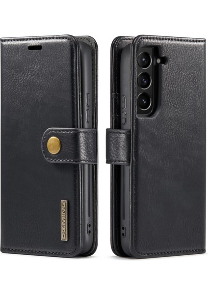 Samsung Galaxy S22 5g Çıkarılabilir 2'si 1 Arada Bölünmüş Deri Tam Koruma Cüzdan Kılıfı Tpu Iç Telefon Kılıfı (Yurt Dışından)