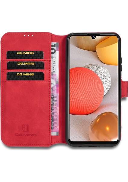 Samsung Galaxy A42 5g Retro Stil Deri Cüzdan Standı Telefon Kılıfı (Yurt Dışından)