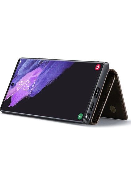 Samsung Galaxy S22 Ultra 5g Çıkarılabilir 2'si 1 Arada Cüzdan Telefon Kılıfı Kablosuz Şarj Desteği Hibrit Telefon Koruyucu (Yurt Dışından) fırsatları