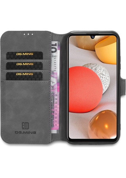 Samsung Galaxy A42 5g Retro Stil Deri Cüzdan Standı Telefon Kılıfı (Yurt Dışından)
