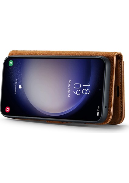 Samsung Galaxy S23 Fe Çıkarılabilir Telefon Kılıfı Bölünmüş Deri Cüzdan Standlı Telefon Kılıfı (Yurt Dışından) modelleri