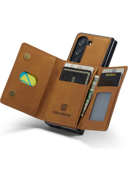 Samsung Galaxy Z Fold5 5g Pu Deri + Pc Çıkarılabilir Manyetik Kickstand Cüzdan Kılıf Telefon Kılıfı (Yurt Dışından) fiyatları