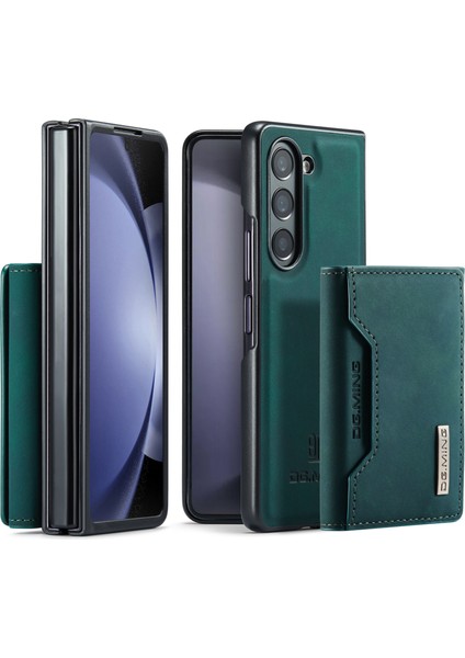 Samsung Galaxy Z Fold5 5g Pu Deri + Pc Çıkarılabilir Manyetik Kickstand Cüzdan Kılıf Telefon Kılıfı (Yurt Dışından)
